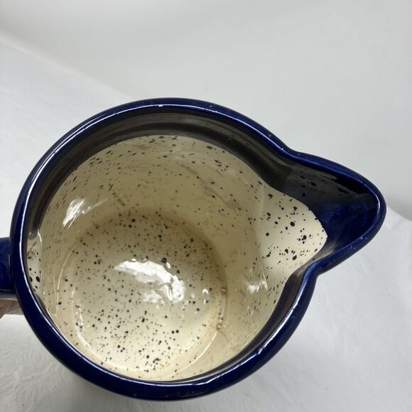 OTAGIRI SHORELINES BY JULIE UELAND 8.5" Earthenware Pitcher Fish ENESCO 1996 - Picture 11 of 15